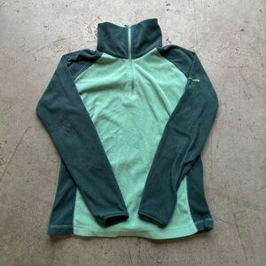 Columbia Seafoam Green Fleece Pullover medium